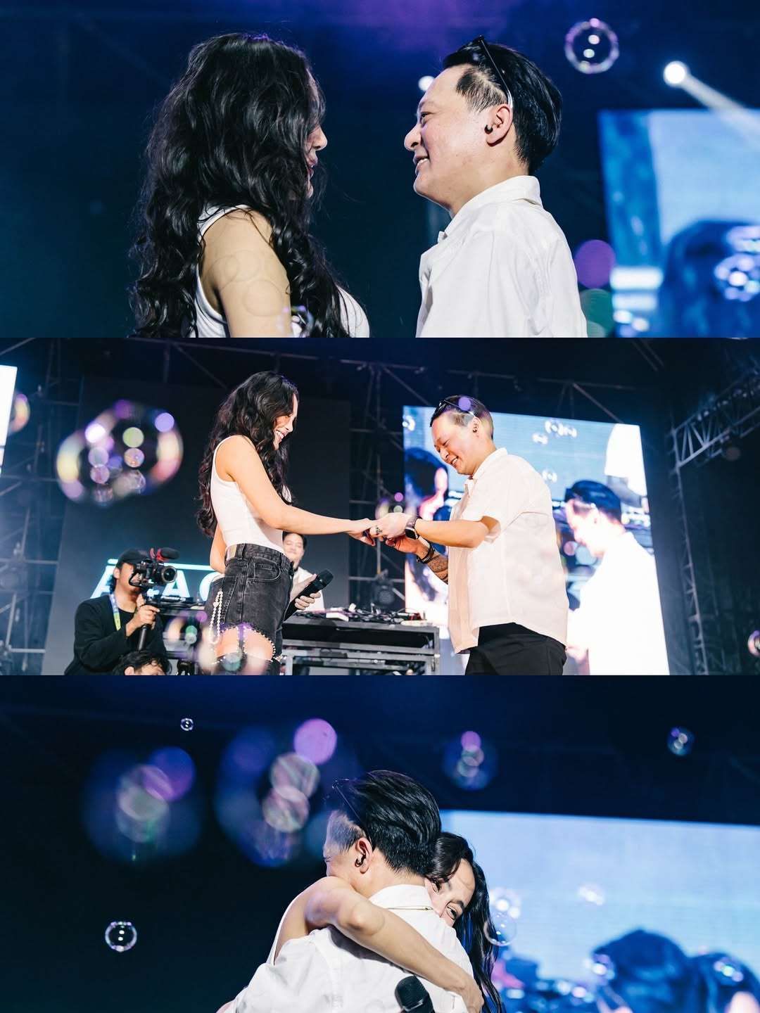 Lamaran Mengejutkan DJ Bravy untuk Erika Carlina di Tengah Panggung Synchronize Fest 2025